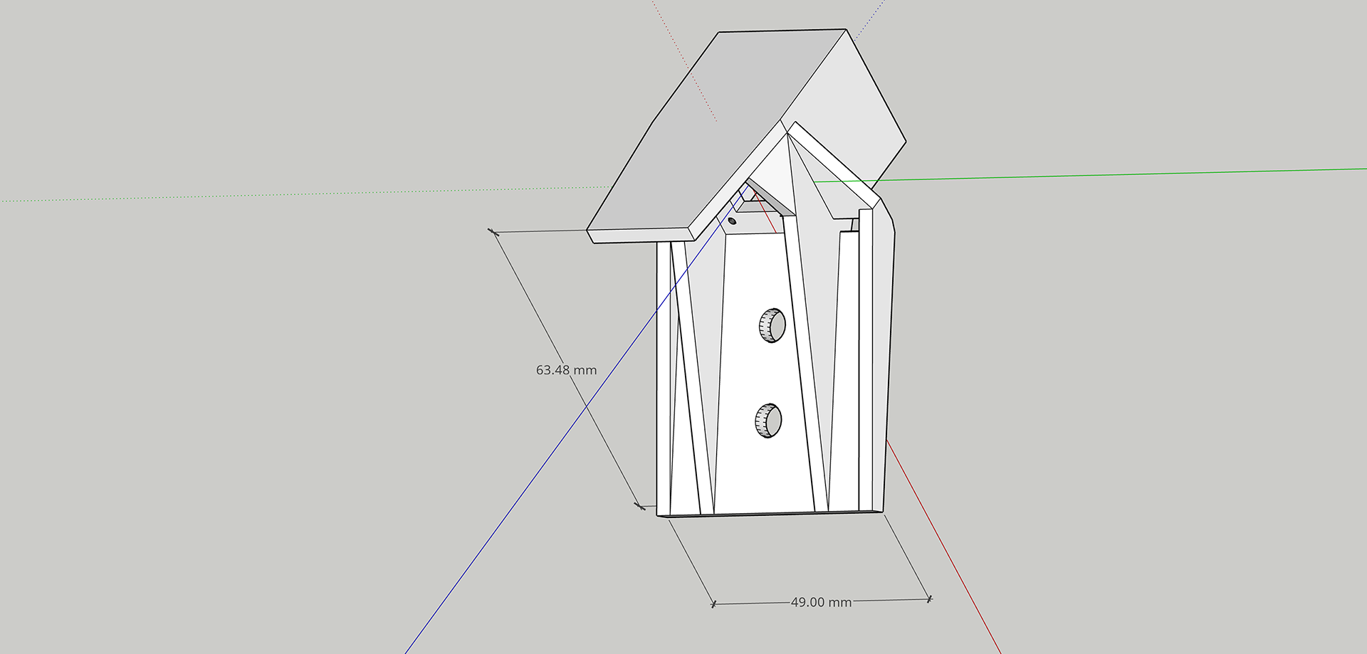 3D Printer Design of a Toyota Tacoma OEM Backup Camera relocation mount