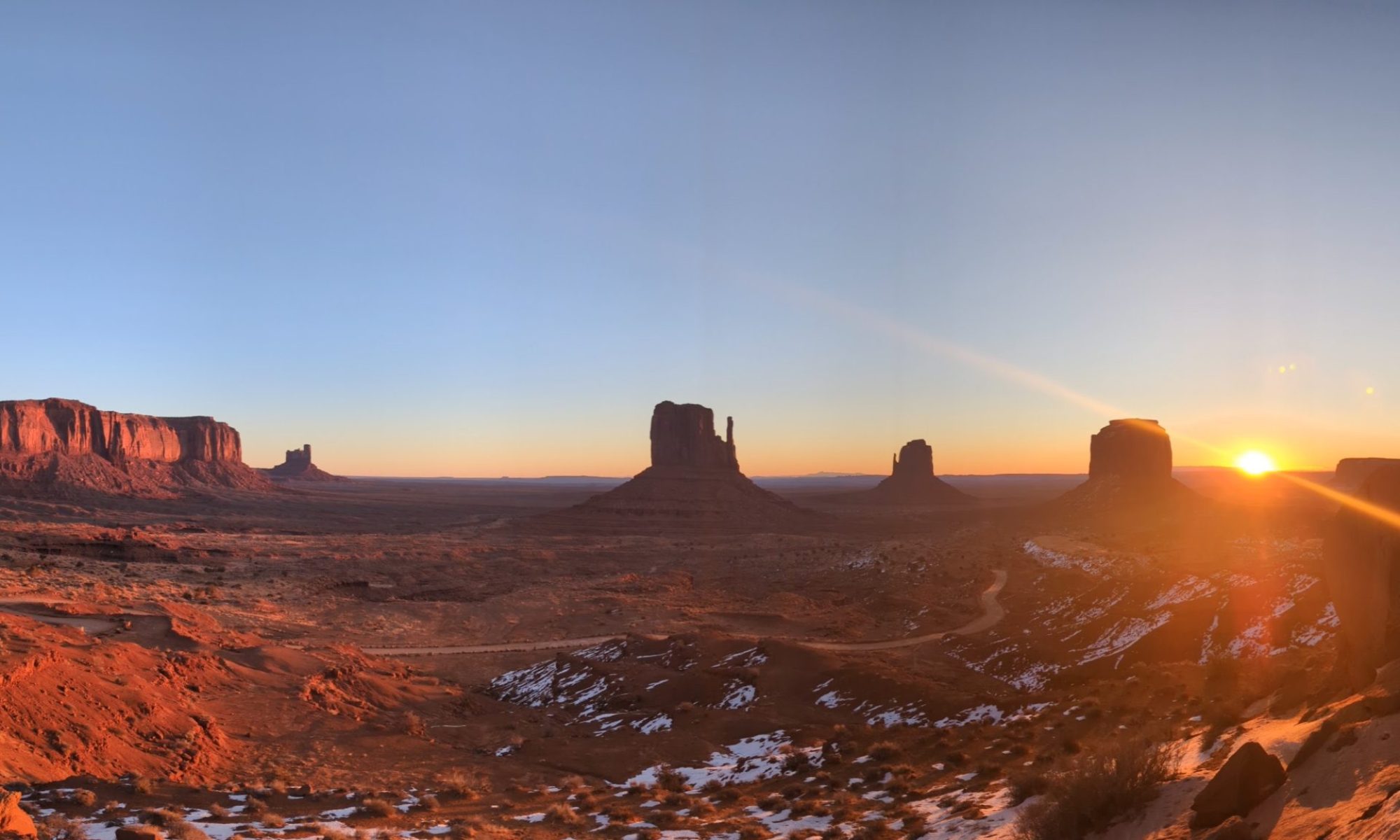 Dawn at Monument Valley