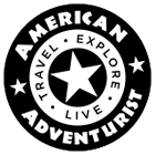 American Adventurist's Travel, Explore, Live Logo
