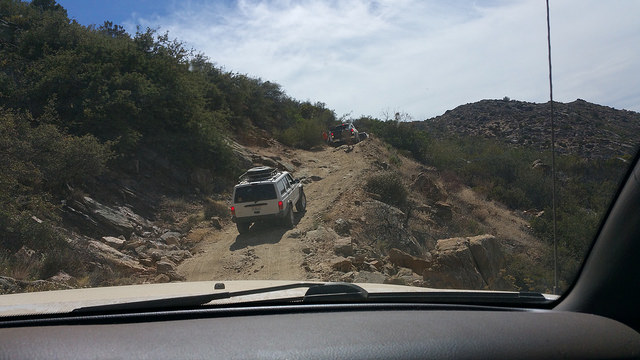 1999 Jeep Cherokee 4x4 climbing hill from Mikes to Coyote Ranch baja.jpg