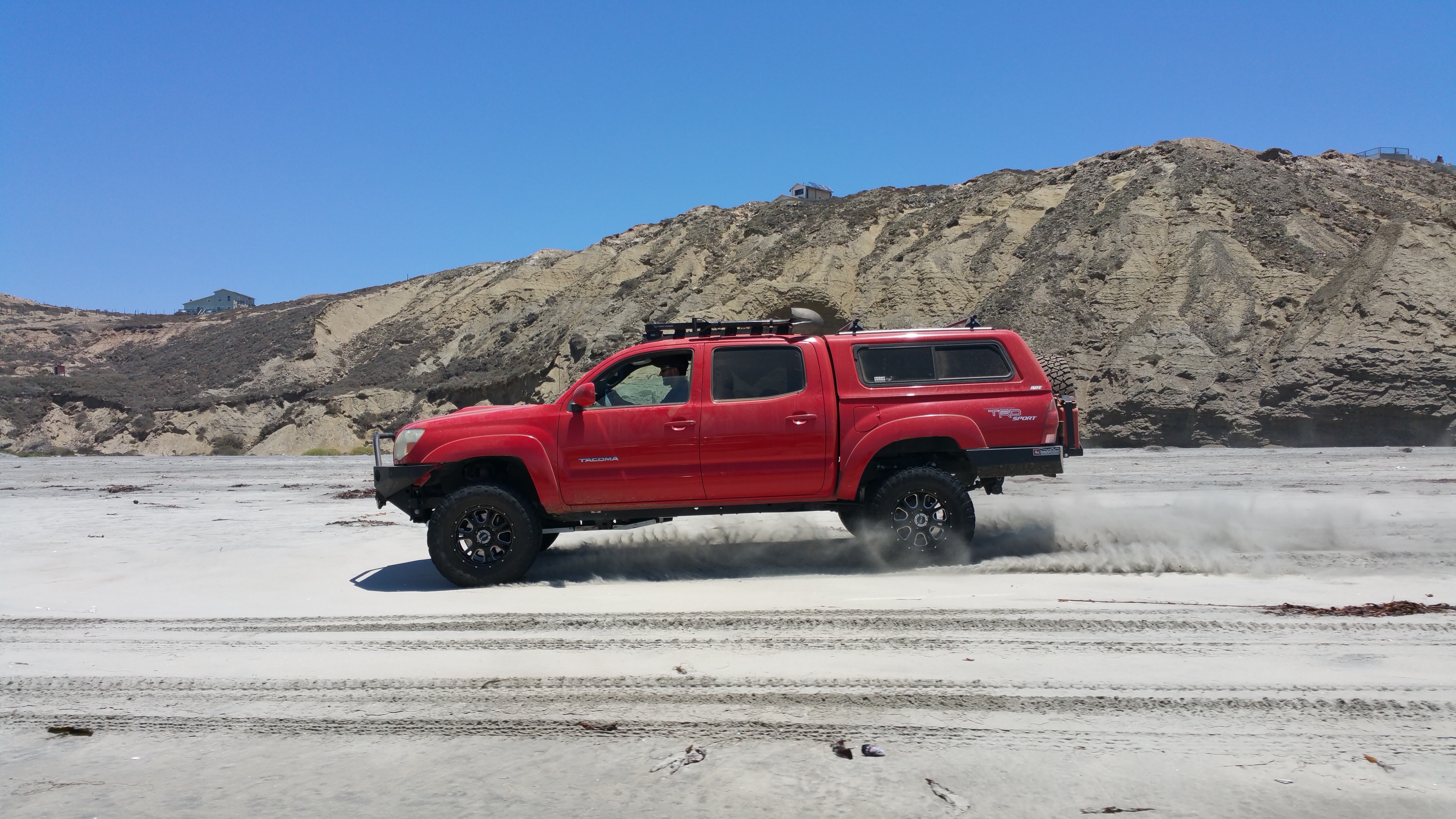 Ben Crockett 4x4 Toyota Owners Magaxine Baja off road tours Tacoma 4x4 Driving on the beach.jpg